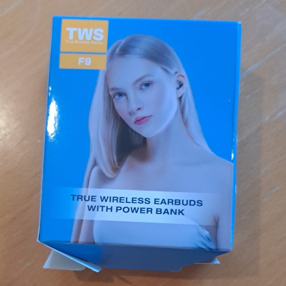 TWS F9 True Wireless Earbuds with Power Bank